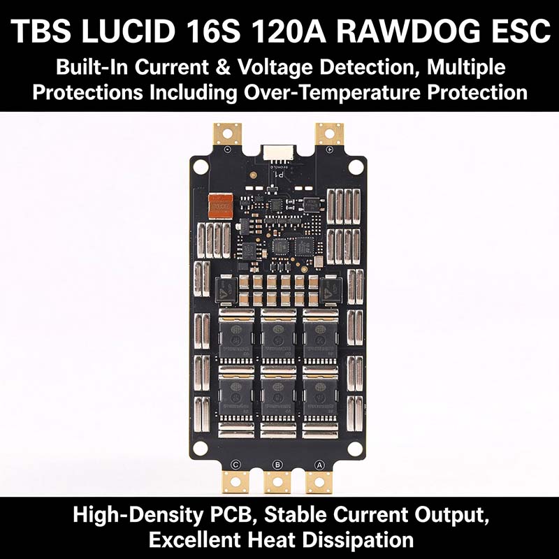 TBS LUCID 16S 120A RAWDOG ESC, - Drone Battery High Voltage review and price
