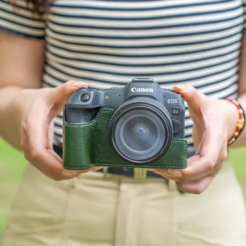 Handmade genuine leather camer - Canon Camera Eos R8 review and price