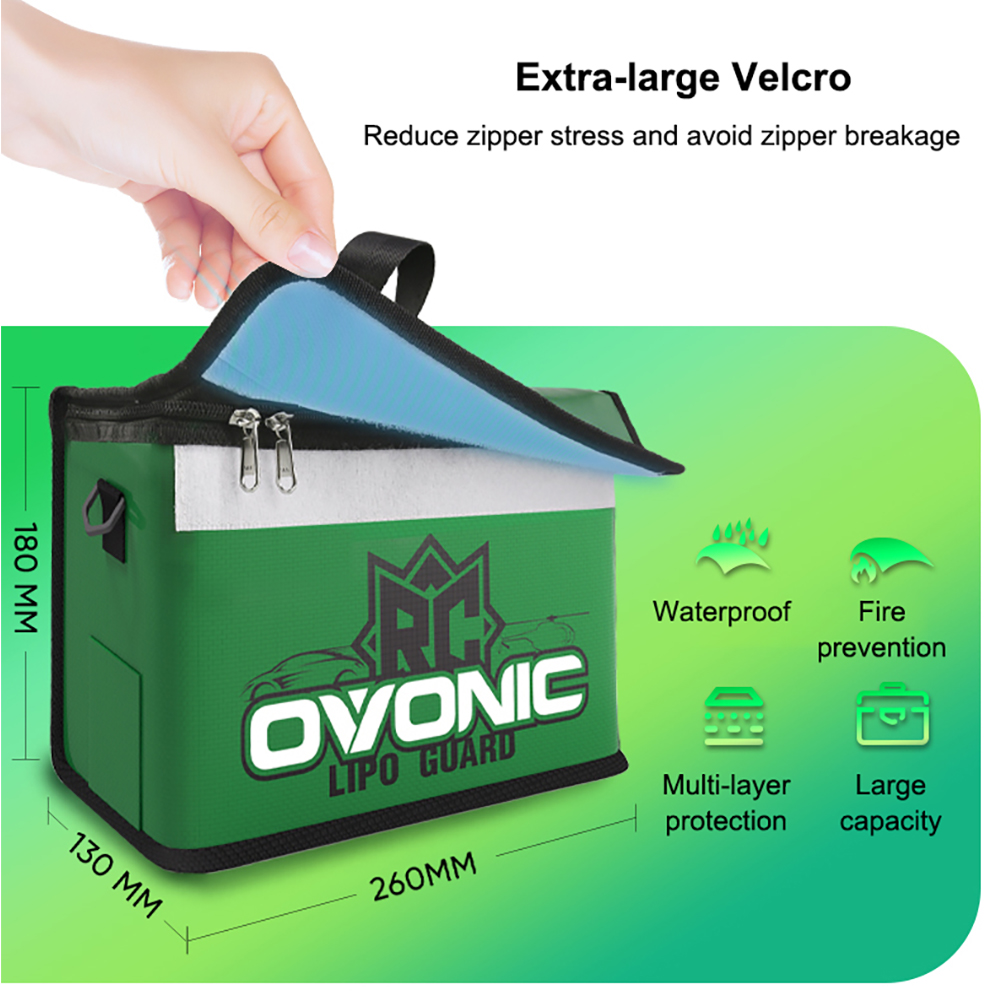 Ovonic LiPo Battery Safe Bag P - Drone Battery Case review and price